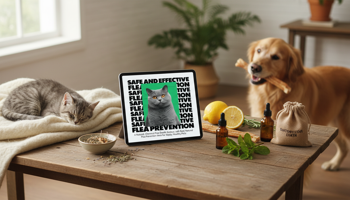 Natural Flea Prevention Routine for Cats & Dogs